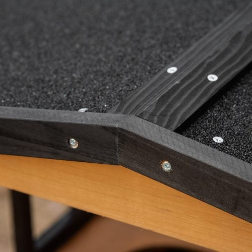 Outdoor Wooden Cat House with Jump Platforms & Escape Door