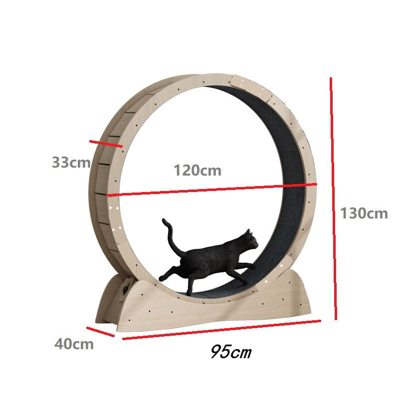 Cat Silent Exercise Wheel – Luxury Pet Treadmill for Fitness & Play